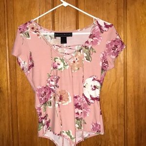Floral body suit